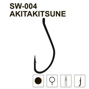 Крючки MiniMax Akitakitsune SW-004 # 10 BLN 10шт. ring