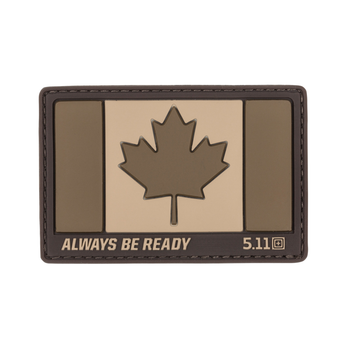 Нашивка 5.11 Tactical Canada Flag Patch Coyote