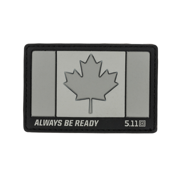 Нашивка 5.11 Tactical Canada Flag Patch Charcoal