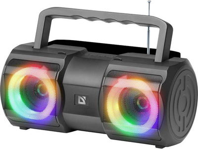 Портативная колонка Defender BEATBOX 20 Bluetooth 20W MP3/FM/SD/USB/AUX/LED Черная (4745090820225)