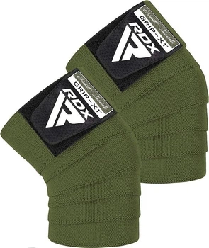 Бинти на коліна RDX K1 GYM Knee Wraps Army Green (WAH-K1AG)