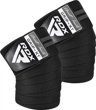 Бинты на колени RDX KR11 GYM Knee Wrap Black/Grey (WAH-KR11BG)