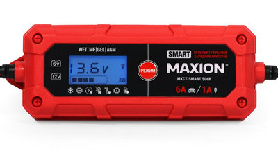 Інтелектуальний зарядний пристрій Maxion MXCT SMART SC6B 6V/12V