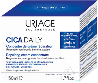 Восстанавливающий крем для лица Uriage Cica Daily Repairing Concentrate 50 мл (3661434011917)