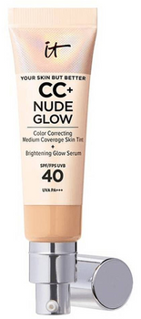 СС-крем It Cosmetics Nude Glow Your Skin But Better Fair Medium SPF 40 32 мл (3605972653482)