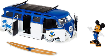 Autobus Simba Disney Mickey Volkswagen T1 z figurką (4006333079559)