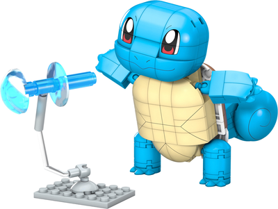 Klocki konstrukcyjne Mattel Mega Squirtle Średni Pokemon 199 części (0887961971538)