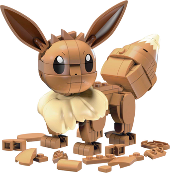 Klocki konstrukcyjne Mattel Mega Evee Medium Pokemon 215 elementów (0194735026609)