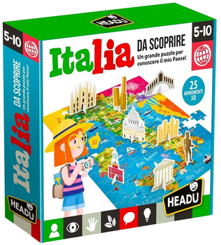 Puzzle Headu Italy For Dating 60 x 43 cm 108 elementów (8059591423110)