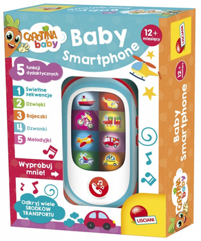 Smartfon dla dzieci Lisciani Carotina Baby Smartphone (8008324095032)