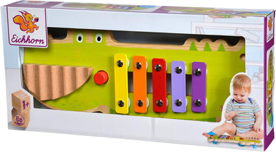 Zabawka muzyczna Simba Eichhorn Crocodile Xylophone (4003046007213)