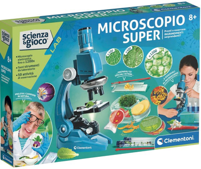 Набір для наукових експериментів Clementoni Super Microscope (8005125192939)