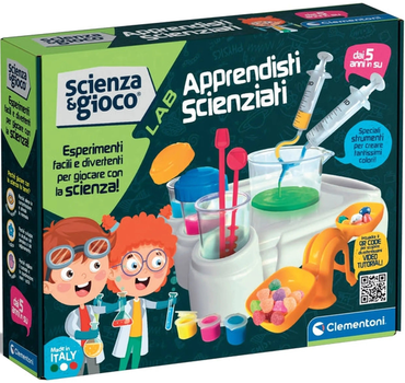 Zestaw do eksperymentów naukowych Clementoni Science & Play Apprentice Scientists (8005125193622)
