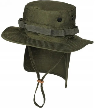 Панама Sturm Mil-Tec British Boonie Hat with Neck Flap R/S Olive S (12326101)