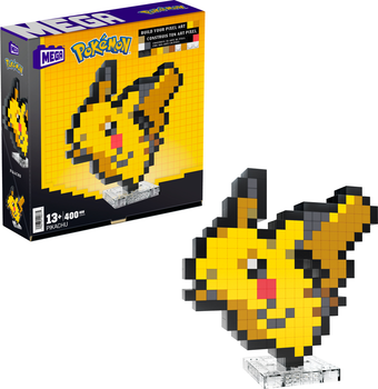 Zestaw klocków Mattel Mega Pokemon Pikachu 400 części (0194735190775)