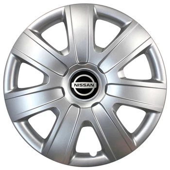 Автомобільні модельні ковпаки R15 Nissan 325 4шт, SJS, сріблясті