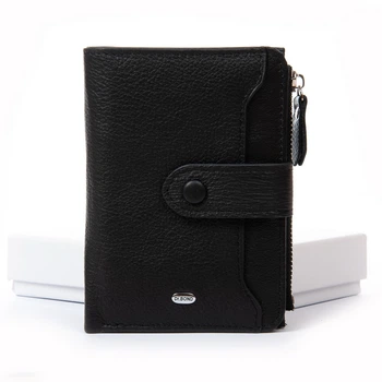 Женский кожаный кошелек dr.Bond Classic WN-23-17 черный