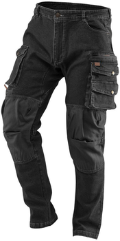 Штани робочі NEO Tools Denim 81-236 XS Чорні (5907558467840)