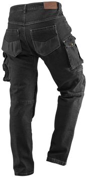 Штани робочі NEO Tools Denim 81-236 XS Чорні (5907558467840)