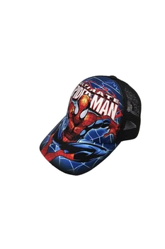 Бейсболка с сеткой и рисунком Спайдермен SPIDERMAN 52-55 Темно-синий 14202