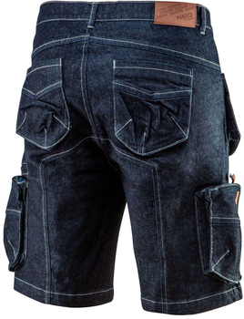 Krótkie spodenki robocze NEO Tools Denim 81-279 M Granatowe (5907558439885)