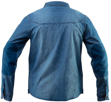 Сорочка робоча NEO Tools Denim 81-549 3XL Блакитна (5907558439670)