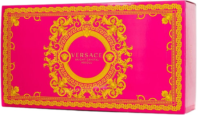 Подарунковий набір для жінок Versace Bright Crystal Absolu Парфумована вода 90 мл + Лосьйон для тіла 100 мл + Гель для душу 100 мл + Косметичка (8011003884872)