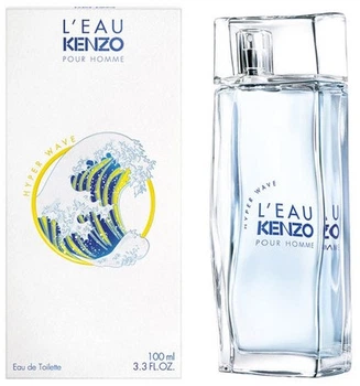 Туалетная вода для мужчин Kenzo L'eau Kenzo Pour Homme Hyper Wave 100 мл (3274872407268)