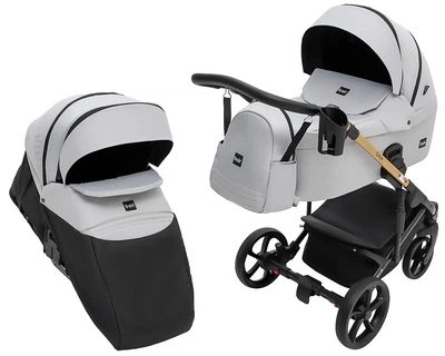 Коляска 2 в 1 Bair Onyx Soft OS-218 серый