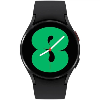 Смарт-годинник Samsung Galaxy Watch 4 (1.20", 396x396, 16 GB, Wear OS, BT 5.0) Black (Grade B) - Б/В