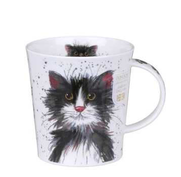 Чашка Dunoon Lomond Catter Splatter Black & White 320 мл (111004696)