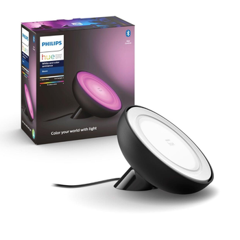Philips Hue Настільна лампа Bloom, 2000K-6500K, Color, Bluetooth, диммируемая, чорна