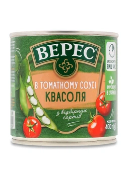 Квасоля Верес в томатному соусі 400 г
