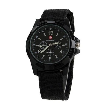 Наручные часы Армейские Swiss Army Watch кварцевые Black