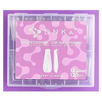 Верхние формы для наращивания Миндаль DNKa Top Nail Forms Almond 120 шт