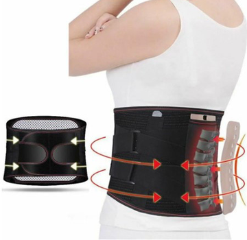 Электромагнитный турмалиновый пояс XL, поясничная поддержка спины
