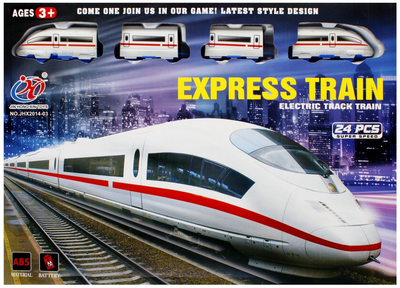 Zestaw do zabawy Mega Creative Express Train 24 elementy (5904335888287)