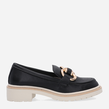 Loafersy damskie skórzane