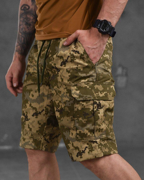 Армейские мужские шорты рип-стоп 2XL пиксель (16301)