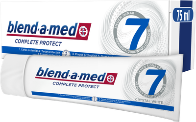 Зубная паста Blend-a-med Complete Protect 7 Кристальная белизна 75 мл (8001090716705)