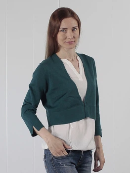 Кардиган жіночий Tom Tailor 169584 XL Зелений (2200004548432)