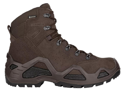 Мужские тактические берцы Lowa Z-6S GTX, Dark Brown (размер 40), (длина стельки 25.5см)