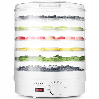 Сушарка, дегідратор Mozano Food Dehydrator 500 Вт White Польща