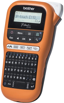 Принтер етикеток Brother P-Touch E110VP Orange (PERBRODRE0047)