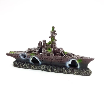 Декорація для акваріума Корабель, що затонув 22*4*12cm 3051T