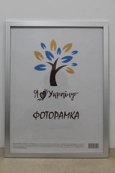 Фоторамка 30Х45, срібло, 1611-1730, СКЛО + ДВП