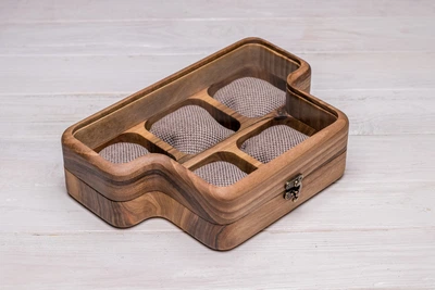 Органайзер для зберігання наручного годинника ecoWalnut 7х26.5х18 см