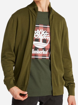 Bluza męska rozpinana streetwear Timberland TB0A2BMZ XXL Oliwkowa (196246842051)