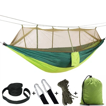 Туристический гамак с москитной сеткой двухместный - Hammock With Net