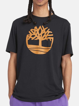 T-shirt męski bawełniany Timberland TB0A2C2R S Czarny (195441718673)